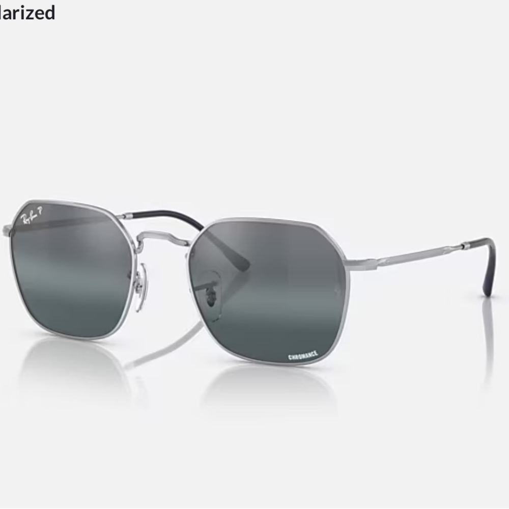 Ray-Ban “Jim” Chromance Square Sunglasses